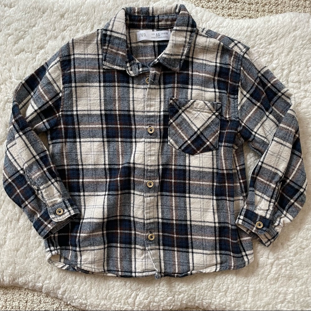 Zara Button Down Flannel